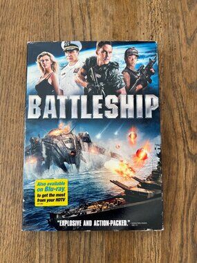 Battleship 2012 Movie DVD Action Adventure Taylor Kitsch Liam Neeson Pre-Owned